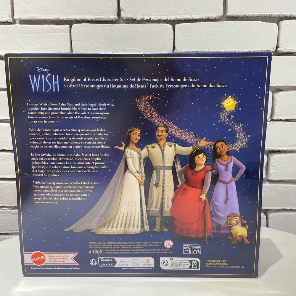 Disney Wish “Kingdom of Roses Character -  10 Piece Play-set Action Figures